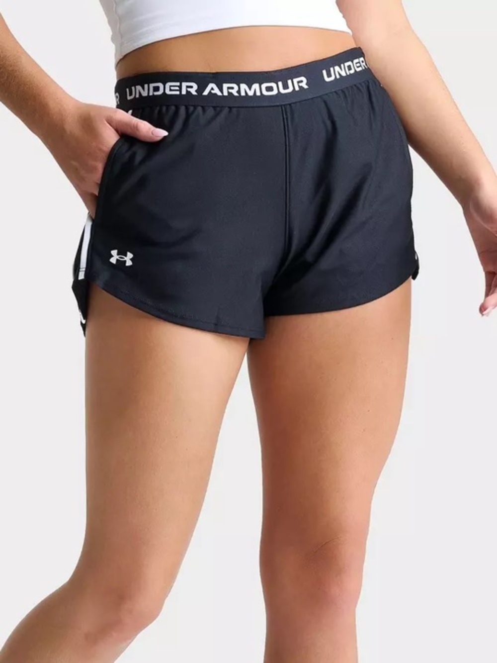 Under Armour Women's Black Performance Running Shorts